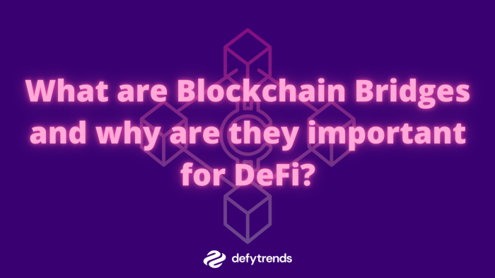 What are Blockchain Bridges and why are they Important for DeFi?
