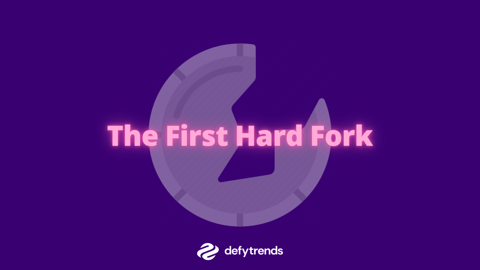 The First Hard Fork